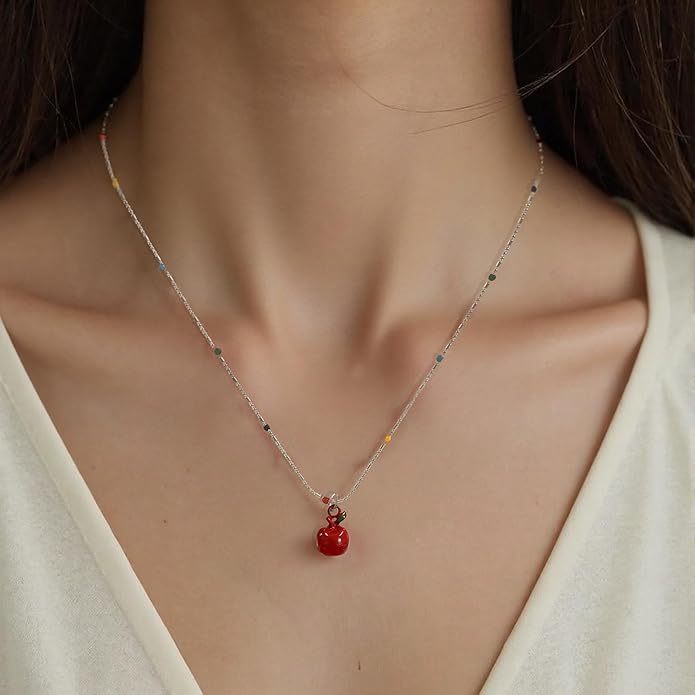 Snake Butterfly Necklace for Women Y2k Irregular Round Bead Pendant Women's Jewelry