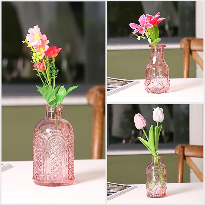 Glass Bud Vases in Bulk Set of 30 Pcs, Small Glass Vases - Image 6