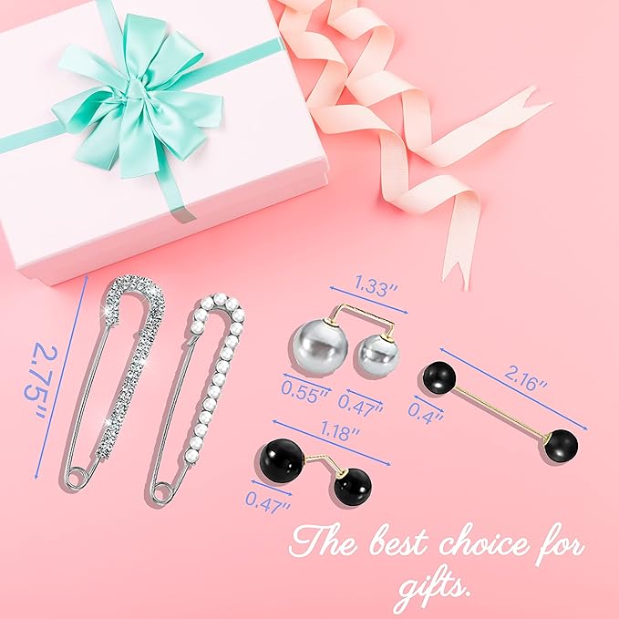 Fashion Pearl Brooch, Sweater Shawl Pearl Pin, Elegant and Fashionable, Enhance your Temperament, Suitable for a Variety of Occasions to Wear