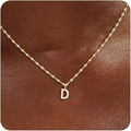 Initial Necklaces for Women,14K Gold Plated Necklaces, A-Z Letter Pendant Charm Necklace Trendy Dainty Hypoallergenic CZ Custom Personalized Name Necklace Gold Jewelry Birthday Christmas Gift for Her