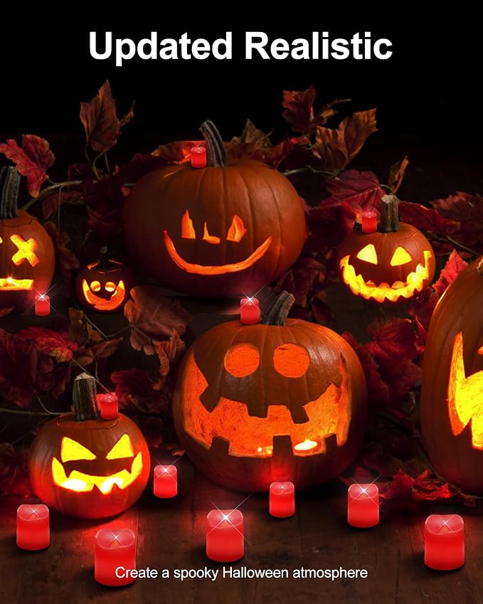 SHYMERY Flameless Votive Candles, Battery Operated LED Candle, 24 Pack 200+Hour - Image 5
