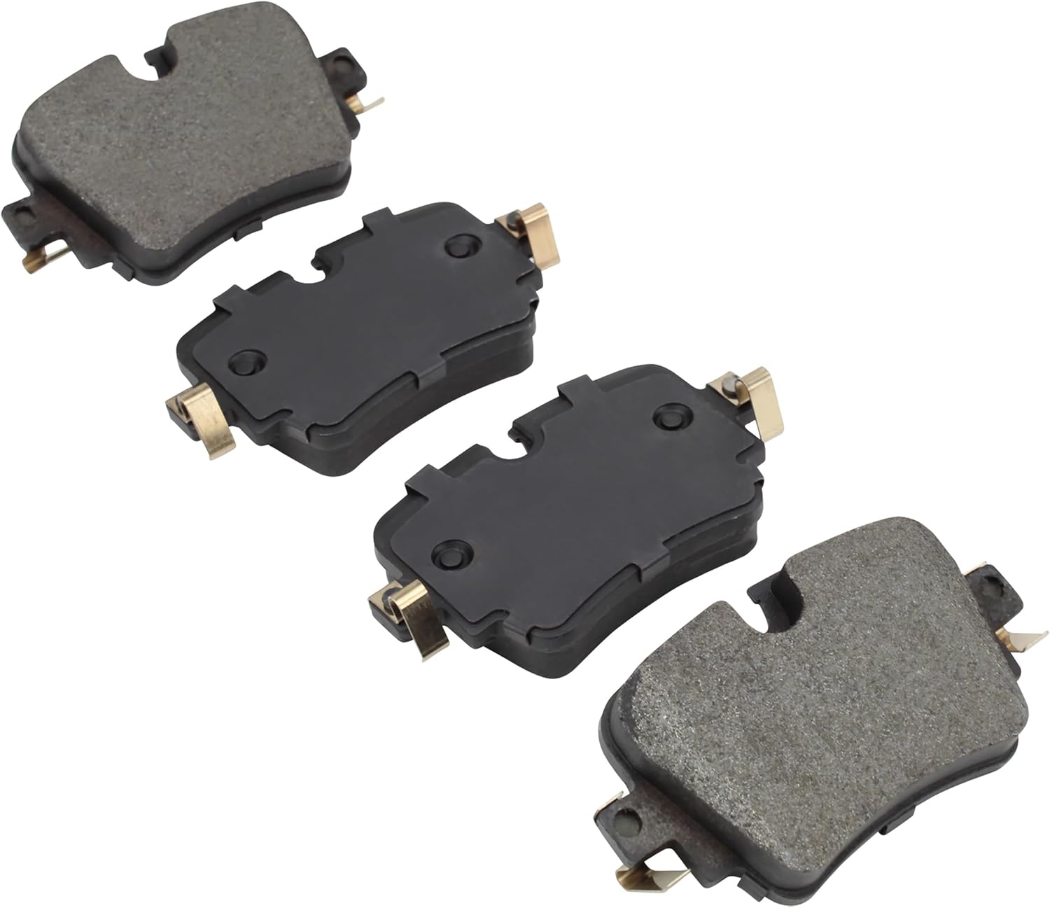 Premium Ceramic Rear Brake Pads (1001-1752C) Compatible with Jaguar F-Type 2014-2021, Jaguar XJ 2016-2019