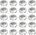 20 Pack 1" Knockout Seals, Galvanized Steel Electrical Box Plugs, Zinc-Plated by Wocloer