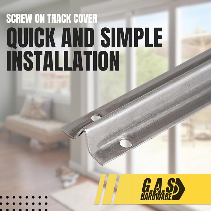 Screw on Track Cover for Sliding Patio Glass Doors | Fix Sliding Glass Door - Image 4