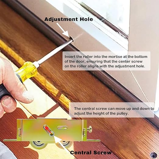 2 Pack Sliding Patio Door Tandem Roller Assembly Replacement - Image 4