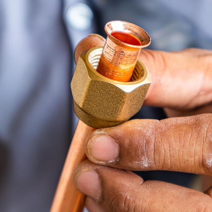 PATIKIL 3/4" OD Copper Flare Tube Fitting, Straight Copper Coupling Welding - Image 5