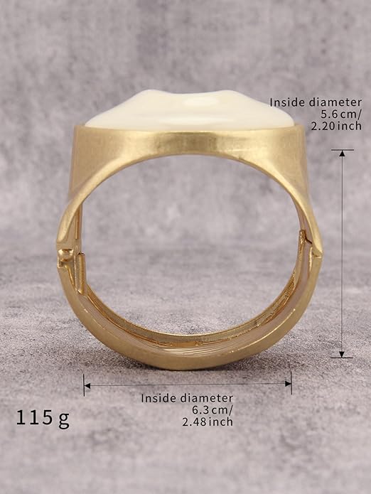 Gold Cuff Bracelet for Women Silver Beaded Bracelets Open Bangle Stackable Stretch Bead Bracelet Boho Jewelry Gifts for Wife Couple