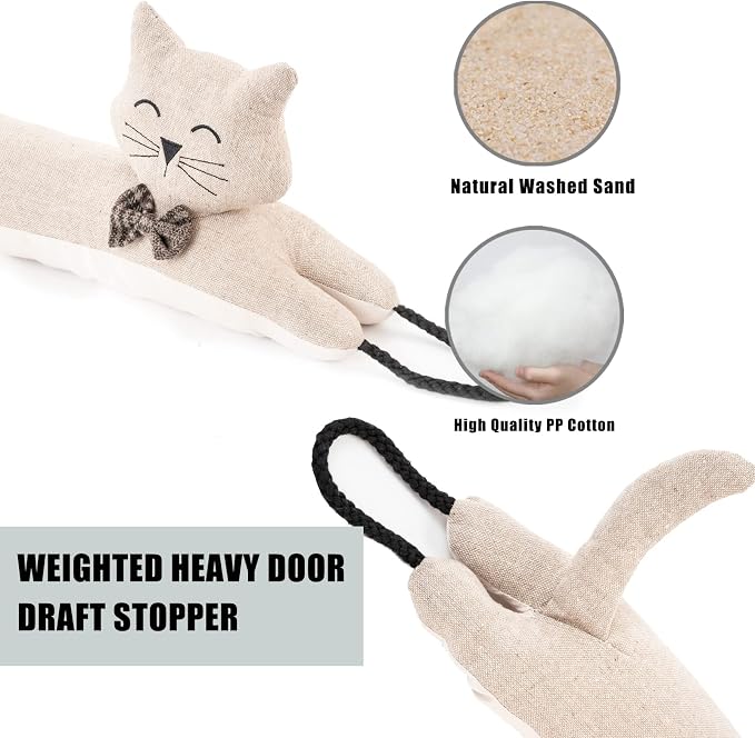 Under Door Draft Stopper Decorative Wind Stopper 42 inch - Image 4