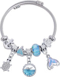Charm Bracelets for Girls Cute Cartoon Friendship Bracelets Adjustable Bangle Gifts for Girls DIY Jewelry
