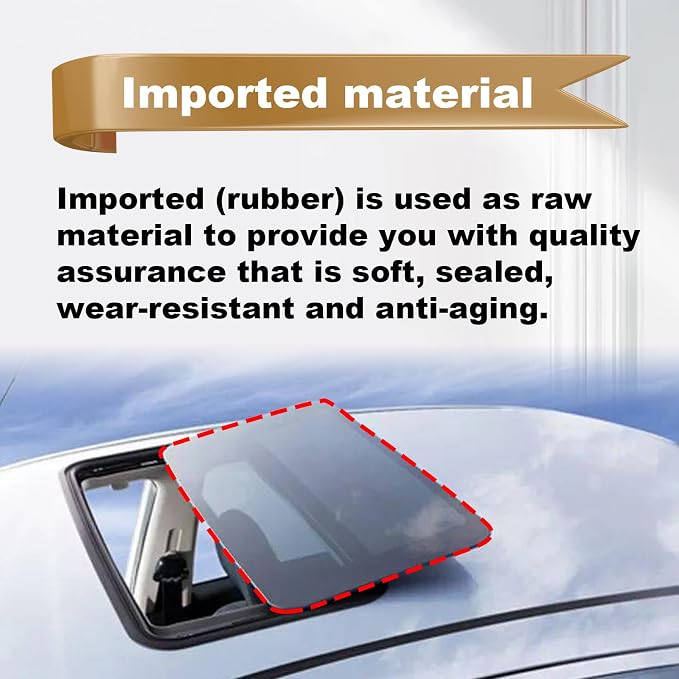 Car Windshield Seal Strip, Sunroof Seal Rubber Seal Seal Strip - Image 4