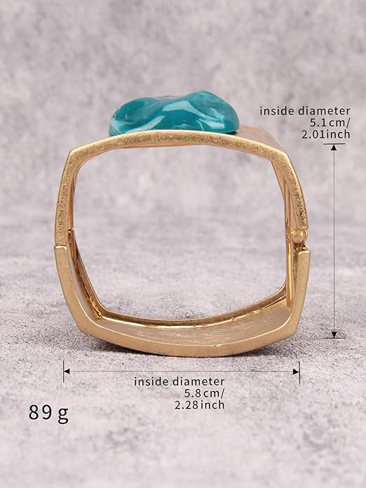 Gold Cuff Bracelet for Women Silver Beaded Bracelets Open Bangle Stackable Stretch Bead Bracelet Boho Jewelry Gifts for Wife Couple