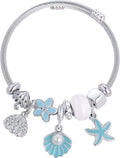 Charm Bracelets for Girls Cute Cartoon Friendship Bracelets Adjustable Bangle Gifts for Girls DIY Jewelry