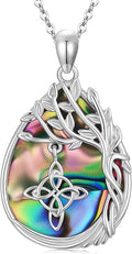 Jewish Jewelry Tree of Life Necklace 925 Jewish Sterling Silver Pendant Necklace Women Gift