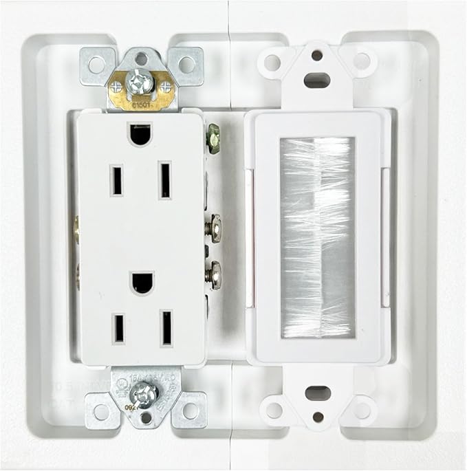 iMBAPrice IMBA-BES2-2BK 2-Gang Black Non-Metallic Shallow Surface Box Extender - Image 9