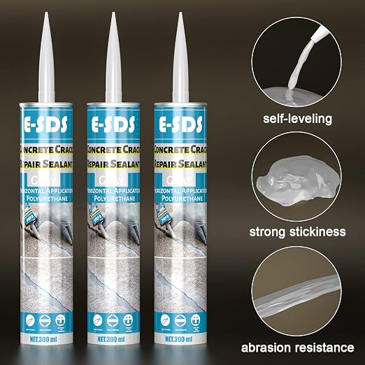 E-SDS Polyurethane Cement Crack Filler Repair Sealant Self Leveling Sealing | - Image 3