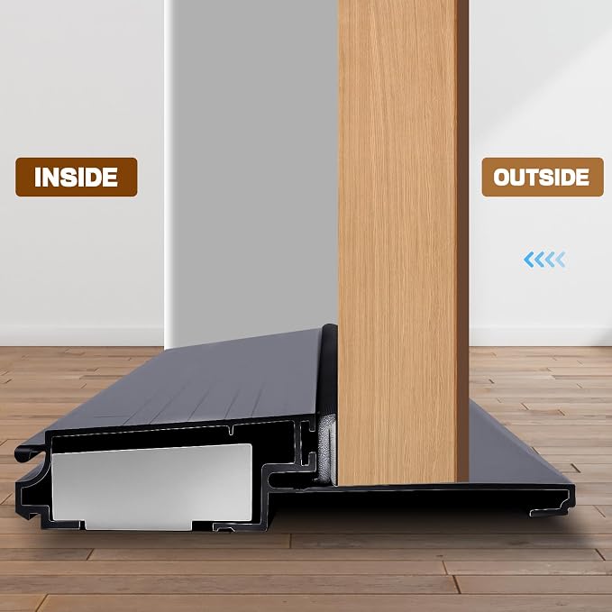 Tandefio 1 Pcs 4-9/16"x1"x36" Exterior Door Threshold Heavy Duty Aluminum - Image 7