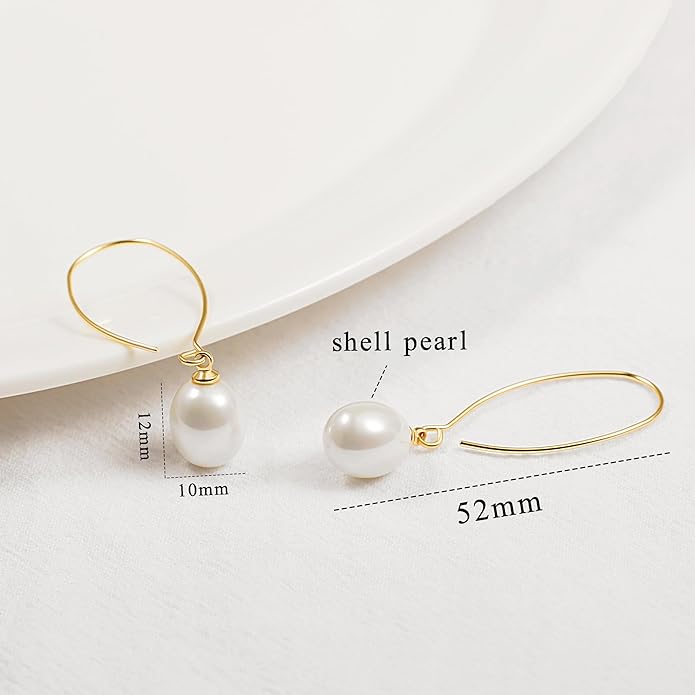SOFYBJA Dainty 18K Gold Plated Disc Ball Triangle Sunburst Drop Earrings Long Dangle Lightweight Handmade Earrings Jewelry