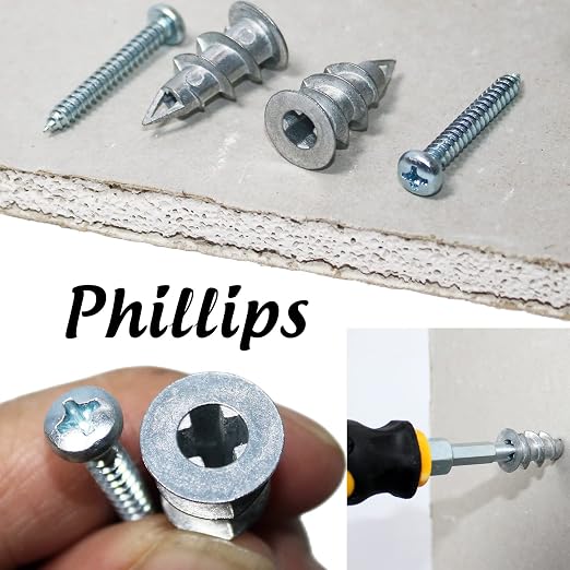 Metal No Pre-Drill Self Drilling Wall Anchors and Screws - Image 3