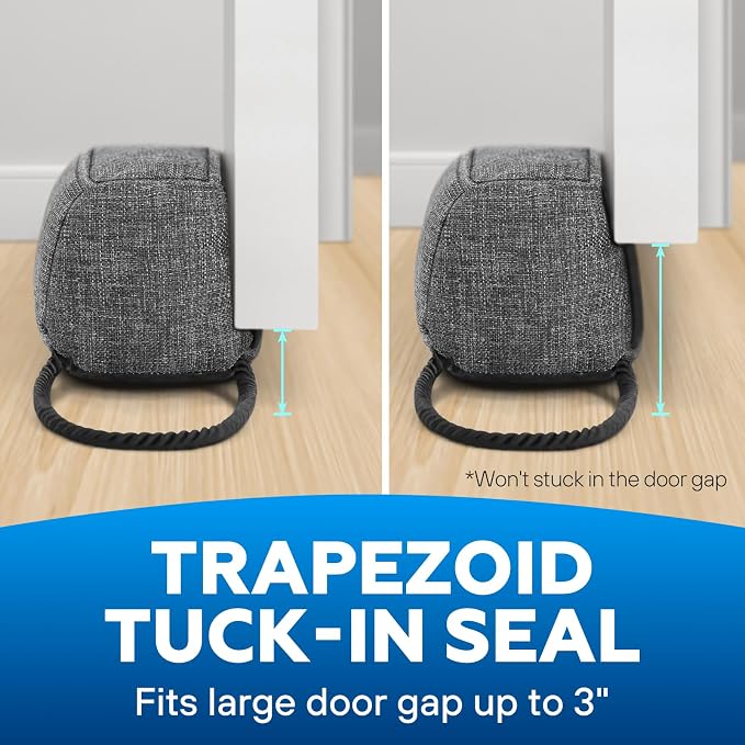Comfyanno 36” Weighted Under Door Draft Stopper, 2.2lb Door Wind Blocker | Fits - Image 6