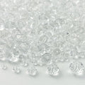600pcs Crystal Glass Beads 3mm 4mm 6mm 8mm 10mm Rondelle Faceted Crystal Beads Spacer Beads for Necklace Bracelet Earrings DIY Jewelry Crafts Making Supplies(Clear)
