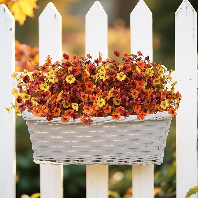 INQCMY Artificial Fake Fall Plants Flowers - Image 5