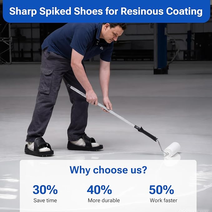 Epoxy Spike Shoes, Floor Leveling Compounds | Spiked Shoes - Image 3