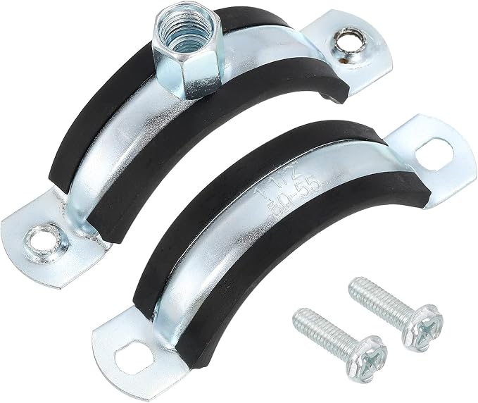 uxcell 10 Pcs Adjustable Pipe Bracket Clamp - Image 3
