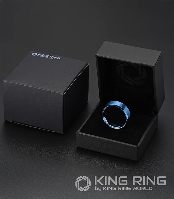 King Ring Tungsten 4/6/8/10mm Rings – Super Polished Matt Finish Tungsten Rings – Designed in USA