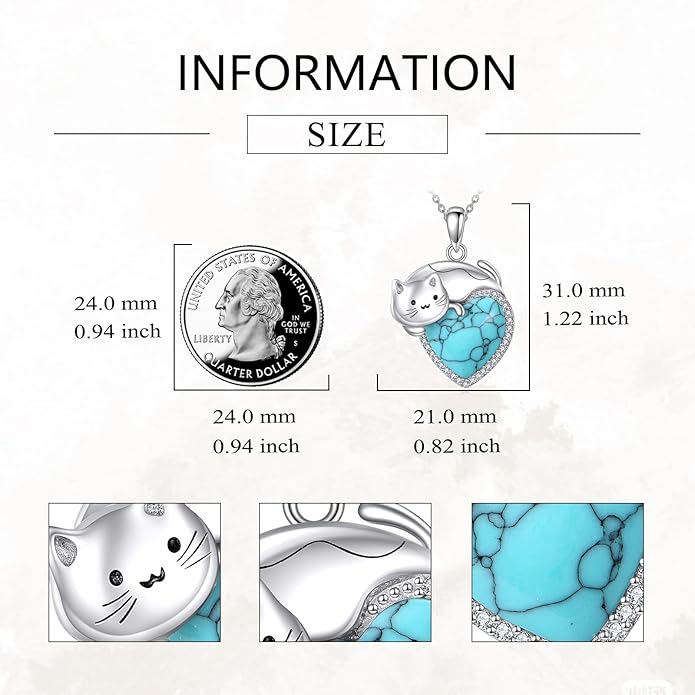 Animal Necklace for Women Necklace 925 Sterling Silver Cute Animal Pendant Necklaces Jewelry Gifts