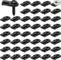 Blulu 48 Pack 13/16 x 1/2 Inches Flush Nylon Window Screen Clip by Blulu