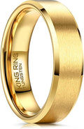 King Ring Tungsten 4/6/8/10mm Rings – Super Polished Matt Finish Tungsten Rings – Designed in USA