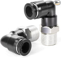 TAILONZ 3/8" x 3/8" NPT Push to Connect Elbow Fitting 20pcs | Copper&Plastic by TAILONZPNEUMATIC