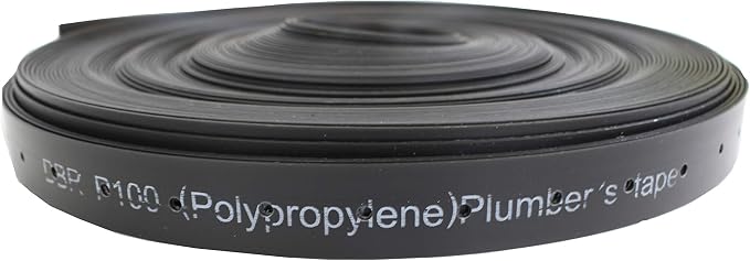 Inc 3/4" Plumbing Tape 100 Feet Plastic Hanger Strap Roll - Image 2
