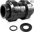 4" PVC True Union Check Valve, Sch 80 Full Port Slip Socket Ball Check Valve by Boltigen