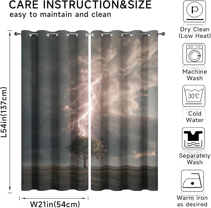 Lightning Curtains, Lone Tree Blackout Curtains - Image 7