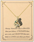 FUSTMW Squirrel Pendant Necklace Gifts for Squirrel Lovers Jewelry Squirrels Inspired Gifts for Women Forest Animal Gift