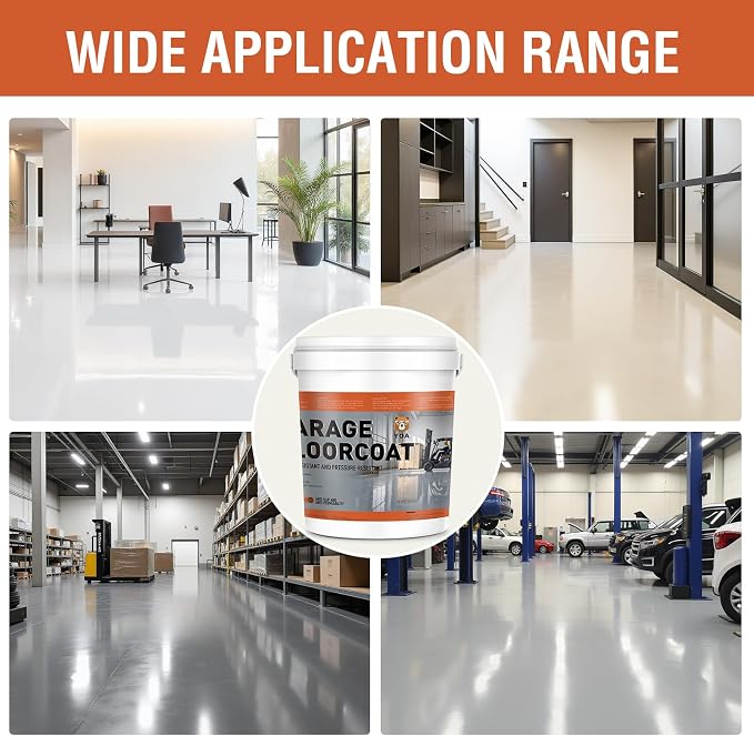 YOA Professional Concrete Garage Floor Paint, Acrylic Resin Coating, Suitable - Image 6
