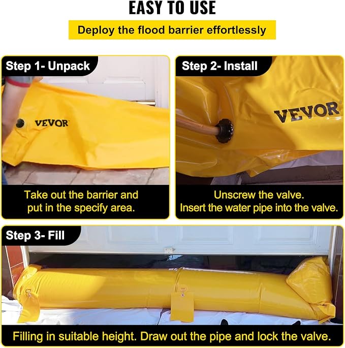 Flood Barrier, Flood Bags, Sandbag Alternative, Water Barrier - Image 4