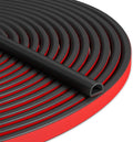 40FT Weather Stripping Door Seal, Self-Adhesive Silicone D-Shaped Seal Strip by Bantie