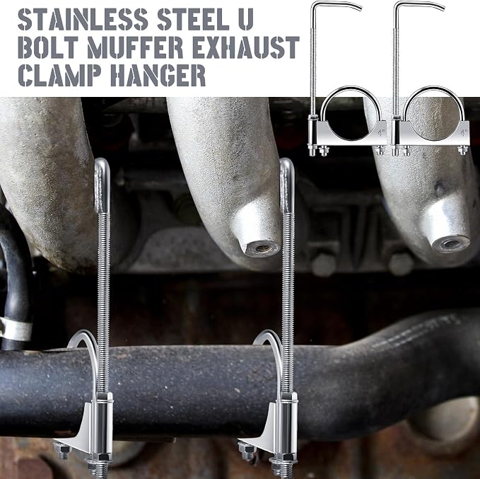 2 Pcs 4 Inch Universal Exhaust Clamp - Image 5