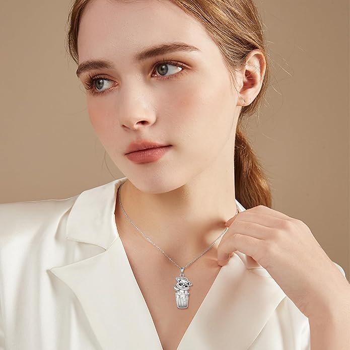 Animal Necklace for Women Necklace 925 Sterling Silver Cute Animal Pendant Necklaces Jewelry Gifts