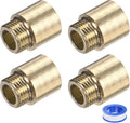 M METERXITY Shower Head Extension Arm, Brass G1/2 Male to Female Extension Pipe by MMETERXITY