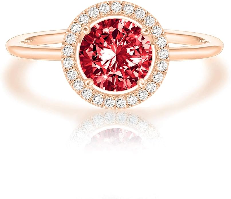 PAVOI 14K Gold Plated Crystal Birthstone Rings | Rings For Women
