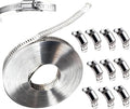 Hose Clamp Kit, 12 FT 304 Stainless Steel, Cut-to-Size by ALLWIN