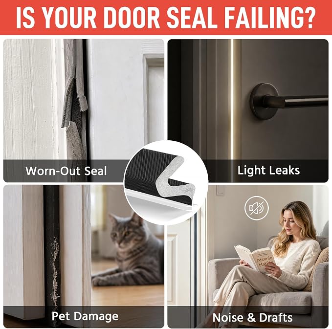 Litaibai 40 ft Kerf Weather Stripping Door Seal - Image 5