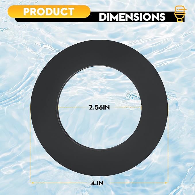 4 in. Toilet Flush Valve Gasket Fits - Image 4