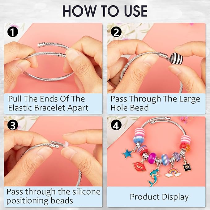 20 Pieces Twisted Cable Wire Bracelet Stylish Fine Stainless Steel Open Cuff Bracelets Mixed 3mm Thin Adjustable Expandable Elastic Bangle Bracelets for Women DIY Jewelry Making Christmas Day Gift