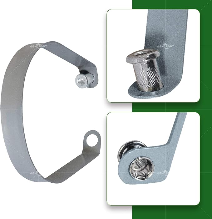 Highcraft ITSO-FQ12-10 Swivel Loop Pipe Hanger, Epoxy Coated Steel, 1/2 in. - Image 2