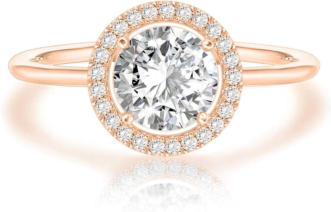 PAVOI 14K Gold Plated Crystal Birthstone Rings | Rings For Women