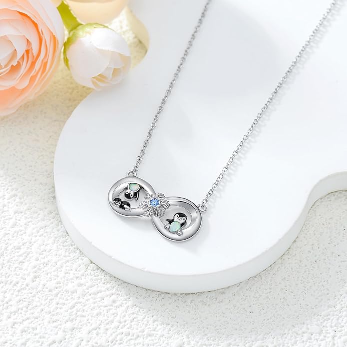 Animal Necklace for Women Necklace 925 Sterling Silver Cute Animal Pendant Necklaces Jewelry Gifts